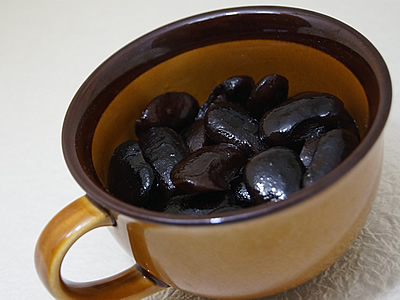 紫花豆（コーヒー味）